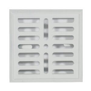 KRATKA METALOWA MALOWANA 14*14CM BIAŁA