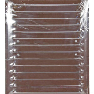 KRATKA METALOWA 175*220MM UCHWYT ROZPRĘŻNY BIAŁA