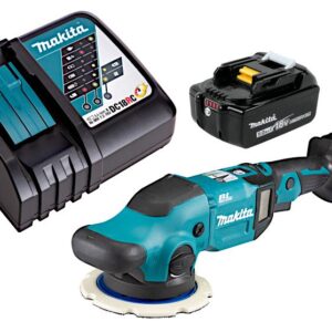 AKUMULATOROWA POLERKA MIMOŚRODOWA 18V 150MM  2*5.0AH LI-LON