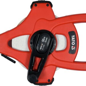 MIARA STALOWA GEODEZYJNA 50M Z WŁÓKNA SZKLANEGO