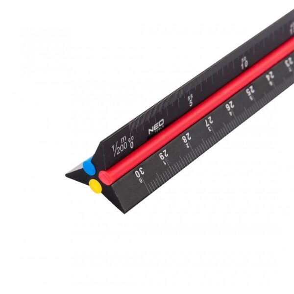 LINIJKA TRÓJKĄTNA 30CM. - obrazek 7