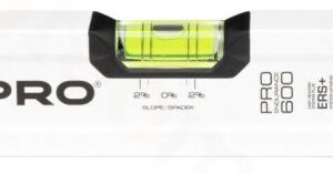 POZIOMICA BIAŁA WSKAŹNIK POZIOMU I PIONU SPADEK 2% 80 CM