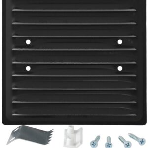 KRATKA METALOWA 150*150MM UCHWYT ROZPRĘŻNY CZARNA