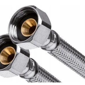 WĘŻYK W OPLOCIE ZE STALI NIERDZ 50CM 3/4*3/4