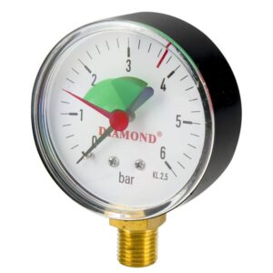 MANOMETR TECHNICZNY ŚR. 50MM 0-4 BAR GW 1/4'