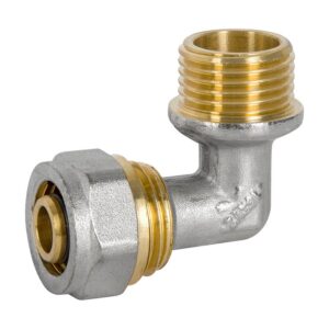 KOLANO PEX-AL-PEX CHROM 1/2*16 CHŁOPCZYK