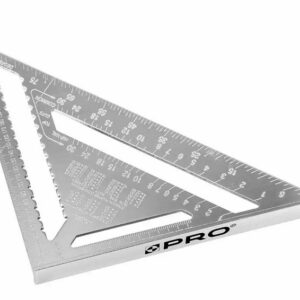 KĄTOWNIK ALUMINIOWY STOLARSKI Z PODSTAWĄ 300MM