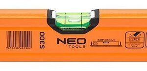 POZIOMICA ALUMINIOWA S300 3 LIBELLE 40CM.