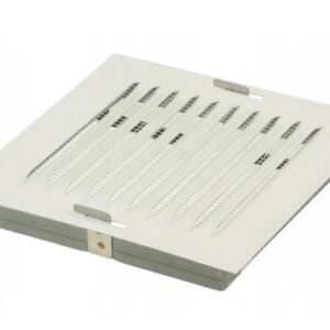 KRATKA METALOWA SKOŚNA W RAMCE Z SIATKĄ 14*14CM BIAŁA