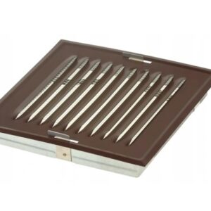 KRATKA METALOWA SKOŚNA W RAMCE Z SIATKĄ 14*14CM BRĄZ