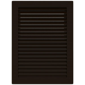 KRATKA METALOWA SKOŚNA W RAMCE Z SIATKĄ 14*21CM BRĄZ.