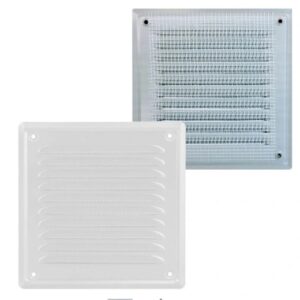 KRATKA METALOWA SKOŚNA Z SIATKĄ 14*14CM BIAŁA