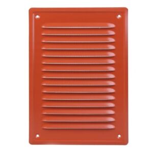 KRATKA METALOWA SKOŚNA Z SIATKĄ 14*21CM CEGLASTY