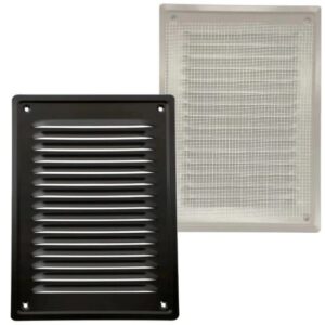 KRATKA METALOWA SKOŚNA Z SIATKĄ 14*21CM CZARNA